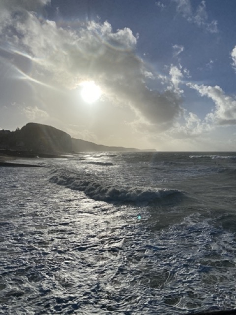 La mer à Veules-les-Roses se déploie en une étendue d'eau scintillante, bordée de galets et de falaises escarpées, invitant à des moments de détente et de découverte des merveilles naturelles.